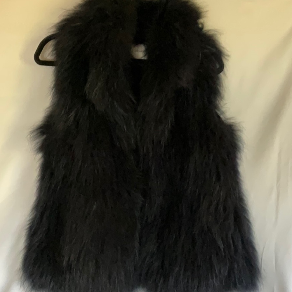 Yves Salomon Fur Vest Small EUC